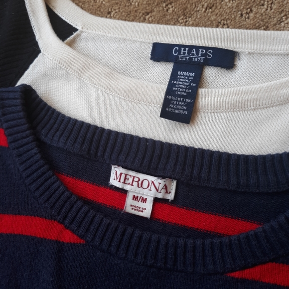 Women's Pullover Sweaters Medium CHAPS - Picture 2 of 4